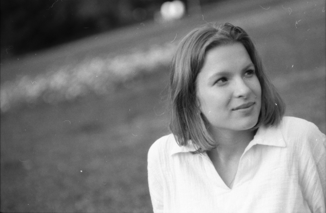 Foto von Bettina als Studentin